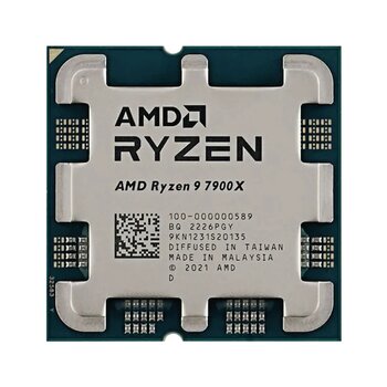 RYZEN 9 7900X 4.7GHz 76MB AM5 (170W) Radeon VGA TRAY [FAN YOK]