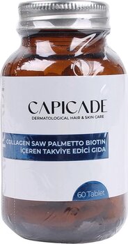 CapicadeCollagen Saw Palmetto Biotin İçeren Takviye Edici Gıda 60 Tablet