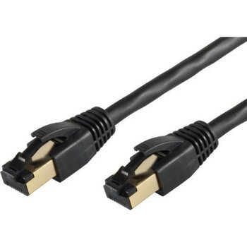 IRENIS CAT8 F/FTP Ethernet (Network, LAN) Kablosu, Siyah, 5 metre - Siyah - 5 m