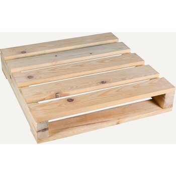 iAhşap Dekoratif Ahşap Palet Takozsuz  60x120 cm 15 cm Yükseklik - 60x120 cm, 15 cm Yükseklik