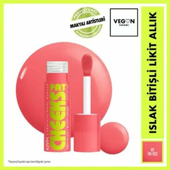 NYX Fat Cheeks Likit Allık Fig Fizz 02