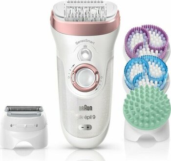 Braun Silk-épil 9 9990 SkinSpa SensoSmart Epilatör Rose Gold, 13 Ek Parçalı / Epilasyon Eksfoliasyon Ve Cilt Bakımı Sistemi