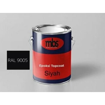 Epoksi Boya Siyah RAL9005 16kg+4kg Sertleştirici - 20lt