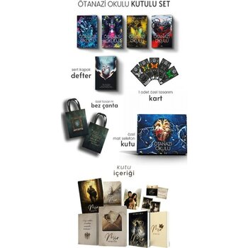 Ephesus Yayınları Ötanazi Okulu 4 Kitap Hediyeli Kutu Ciltli ve Mir 1 Hediyeli Kutu Ciltli
