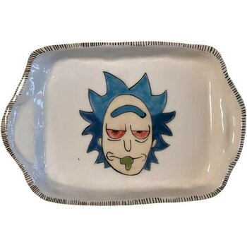 Beyaz Seramik Tepsi, Şık ve Dayanıklı, Çok Amaçlı Kullanım - Ahşap - Bej - Siyah - Seçenek 1