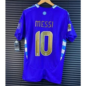 Arjantin 2024 Yeni Sezon Lionel Messi Deplasman Forması (Blue) - L - Mavi