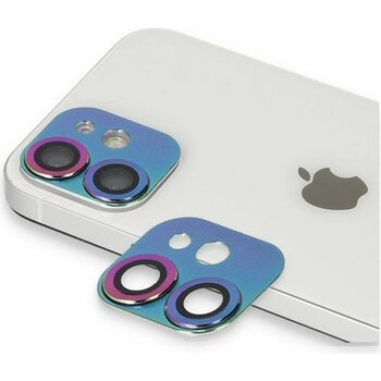 Zayka Mey Ithalat®  iPhone 11 Pers Alüminyum Kamera Lens - Rainbow
