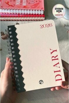 Le Color 2026 Haftalık Ajanda Spiralli A5 12 Aylık Bold - 1 Adet - Ekru