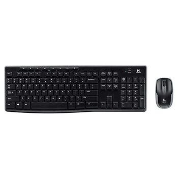 Logitech Mk270 Kablosuz Klavye Set Mm Q Tr Siyah