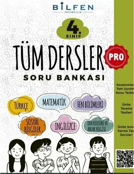 Bilfen Yayınları Pro 4. Sınıf Tüm Dersler Soru Bankası