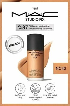 MAC Studio Fix Fluid NC40 SPF 15 Mat 15 ml Fondöten