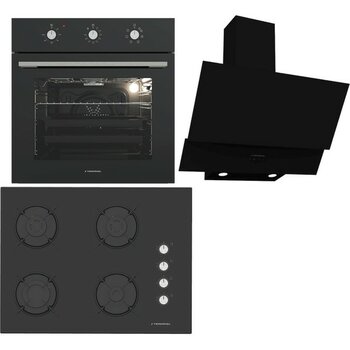 Termikel Ankastre Set (Bo O6435C B + Bh P7144C B + Ch C6532C Bb) - Siyah