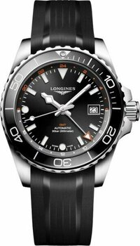 L37904569 Longines Hydroconquest Gmt Erkek Kol Saati L3.790.4.56.9 - Siyah