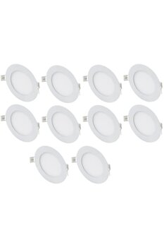 Cata 10 Adet 15 Watt Slim Led Panel Beyaz Işık Metal Kasa