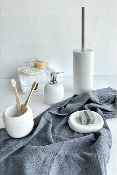 Primanova Pumi Ekru Banyo Seti 4 Lü - Soft Ekru