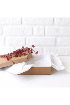 Bimotif Pelur kağıdı 50x70 cm, Beyaz 10 adet