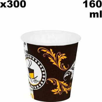 5 Oz Otomat Karton Bardak Kahverengi 160 ml 300 Adet