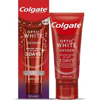 Colgate Optic White Oxygen Aktif Oksijen Teknolojisi Beyazlatıcı Diş Macunu 50 ml 3 Adet