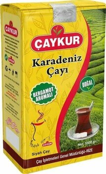 Çaykur Karadeniz Bergamotlu 1 kg Dökme Teneke Çay