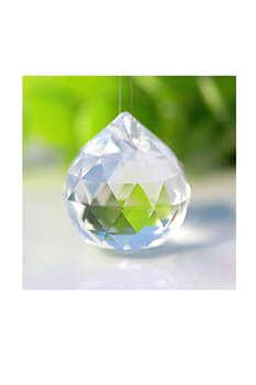 PRG Kristal Avize Taşı ,40 Mm, Boncuk, Top Taş (5 Adet)
