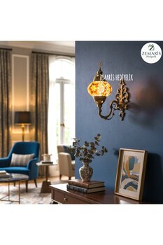 Zem El Yapımı Otantik Mozaik Duvar Apliği