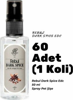 Rebul Dark Spice Edc 50ML Sprey Pet Şişe 60 Adet (1 Koli) Dark Spice Kokulu Kolonya - 50 ml