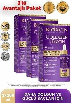 Bioxcin Saç Serum Collagen Biotin 100 ml 3 Adet