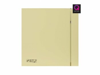 Dekoratif Fildişi Havalandırma Fanı Silent 100 Cz Design Ultra Sessiz Banyo Wc Aspiratörü Soler Palau Estetik Dizayn Agmair Agm Havalandırma