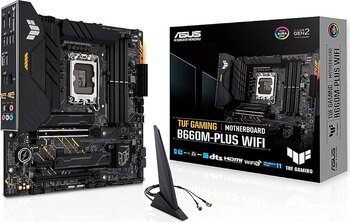 Asus TUF Gaming B660M-PLUS Wi-Fi D5 Intel LGA1700 DDR5 Micro ATX Anakart