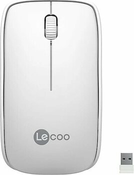 Lecoo WS208 Beyaz Optik Kablosuz Mouse