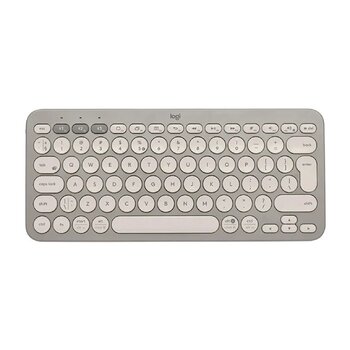 Logitech K380s Pebble Keys 2 Çoklu Cihaz Özellikli Bluetooth İngilizce Q Klavye