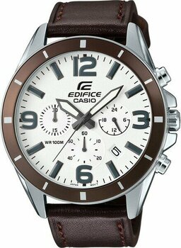 Casio EFR-553L-1BVUDF Edifice Erkek Kol Saati - Kahverengi