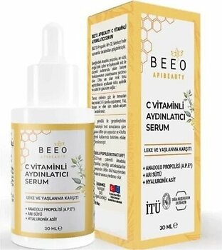 Bee'o C Vitaminli Aydınlatıcı Yaşlanma ve Leke Karşıtı Yüz Serumu 30 ml