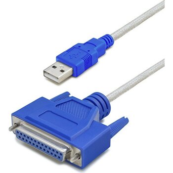 Renas Store USB To Paralel (Lpt) Yazıcı Dönüştürücü Kablosu 1.3 M - Silver HDX7531 - Seçenek