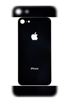 AZUR iPhone 8 Arka Pil Batarya Kapağı Siyah