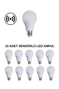 Cata CT-4259 Sensörlü Led Ampul 15W Beyaz Işık- 10’lu Paket