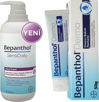 Bepanthol Sensidaily Pompalı Vücut Kremi 400 Ml + Bepanthol Derma