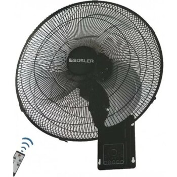 Süsler 130 W Duvar Tipi Kumandalı Vantilatör 50 cm Güçlü Hava Akışı ile Uzaktan Kontrol