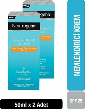 Neutrogena Hydro Boost SPF25 Nemlendirici Hafif Krem 2X50 ml