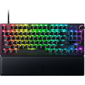 Razer Huntsman V3 Pro Tenkeyless - Sayısal Tuş Takımsız Analog Optik E-Spor Klavye - Razer Snap Tap