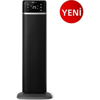 Philips 5000 Serisi Akıllı Kule Tipi Seramik Isıtıcı, 2 Saniyede Hızlı Isıtma, CX5120/ 11 - Beyaz
