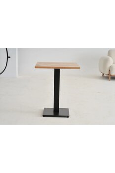 NOORDS Masif Ahşap Ayaklı Kare Masa 70x70cm