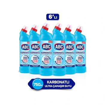 Abc Karbonatlı Ultra Çamaşır Suyu 6 X 750 Ml