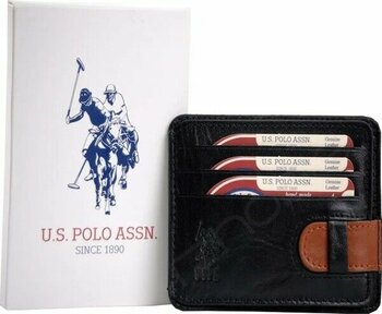 U.S. Polo Assn. PLCUZ8427 Siyah Hakiki Deri Cüzdan