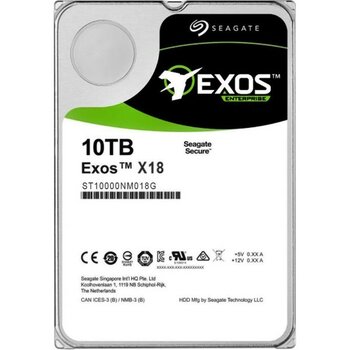 Seagate Exos X18 ST10000NM018G 10TB 7200RPM 256MB Enterprise Hard Drive