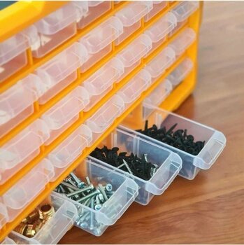 Süper Bag Super Bag Monoblok Çekmeceli Organizer Vida Dübel Boncuk Hobi Kutusu 20 Çekmece Organizer