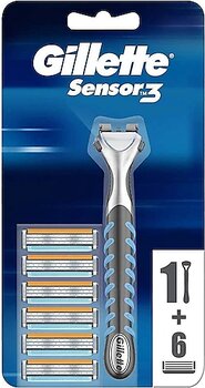 Gillette Sensor 3 6 Başlıklı Tıraş Bıçağı