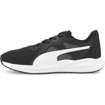 Erkekler için Puma Twitch Runner Koşu Ayakkabısı Black-Asphalt Taban Tipi ile Yüksek Konfor - 44