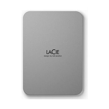 Lacie Mobile Drive Moon 4 Tb, Taşınabilir Harici Sabit Sürücü, 2,5 Inç, Mac ve Pc, Gümüş, Dahil. Veri Kurtarma Hizmeti (STLP4000400)