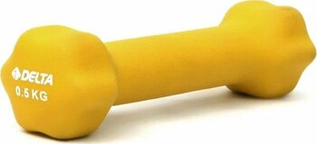 Delta 0.5 Kg X 1 Adet Deluxe Neopren Kaplı Sarı Demir Dambıl